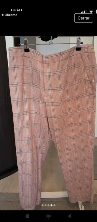 Traje de chaqueta lino Zara