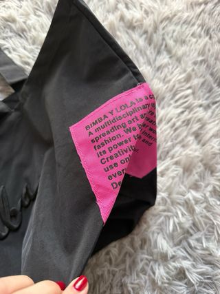 Bolso grande Bimba y Lola negro y rosa