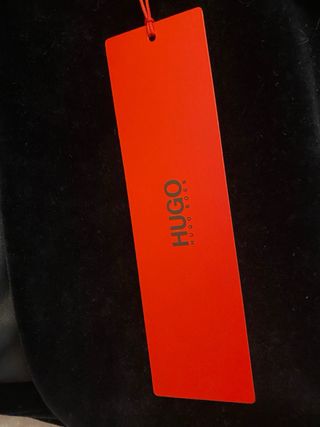 Americana Hugo Boss Terciopelo Negro Talla 50