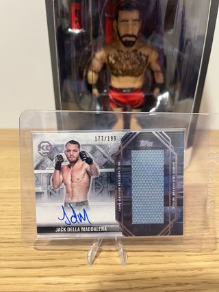 Jack Della Maddalena UFC Topps  /199 auto + relic