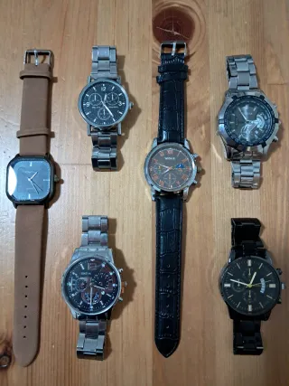 Lote de 6 Relojes