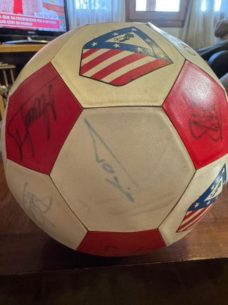 Balón Atlético Madrid Firmado ‘91