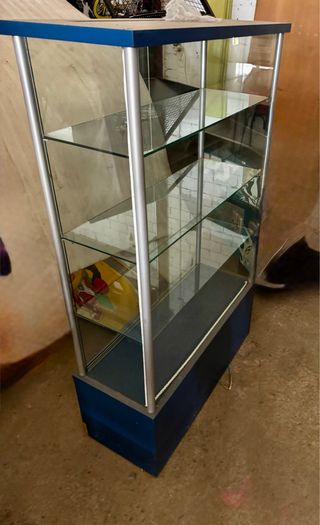 Vitrina expositora cristal 3 baldas