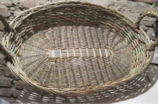 Cesto Ovale in Vimini con Manici
