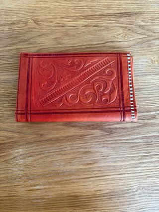Cartera marroquí de piel vintage