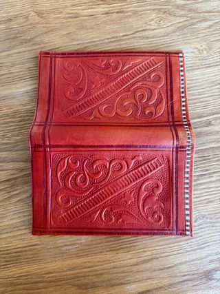 Cartera marroquí de piel vintage