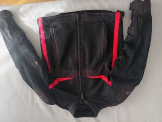 Chaqueta Moto OUT RACING Negra/Roja Talla XL