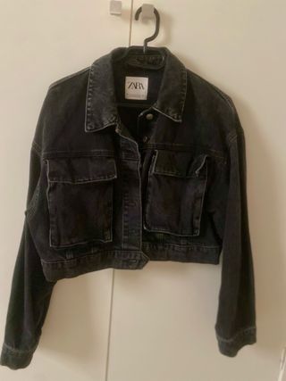 Chaqueta vaquera Zara negra