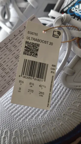 Adidas Ultraboost 20 ISS Grises