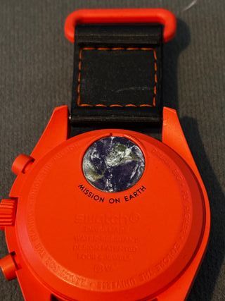 Swatch Omega Mission on Earth Lava