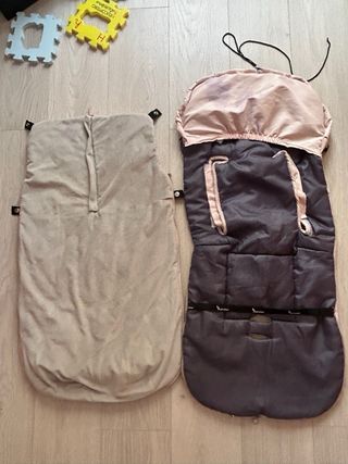 Saco para silla de bebé rosa