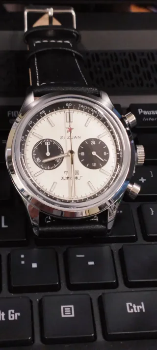 Reloj Vintage Analógico Plata/Blanco