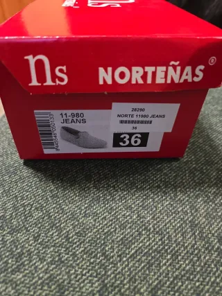 Zapatillas casa Nortenas azul T.36