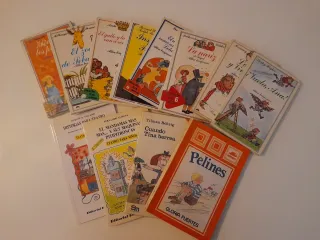 Lote de 12 cuentos libros antiguos