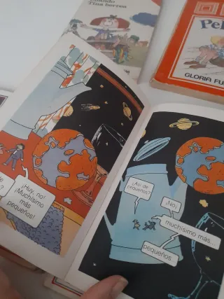 Lote de 12 cuentos libros antiguos