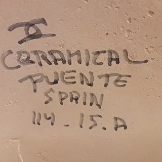 Brocca ceramica sangria decorata