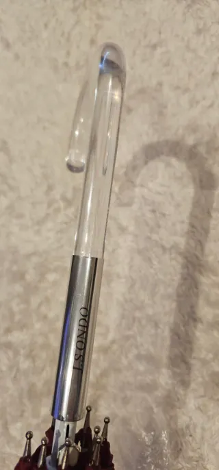 Paraguas transparente teckel