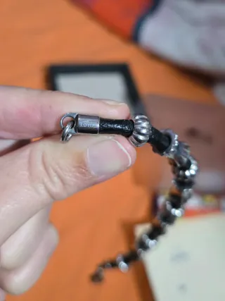 Pulsera Lotus Mujer Cuero y Acero