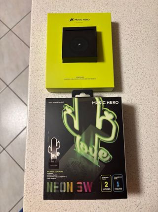 Lampada Cactus Love Mood Music Hero