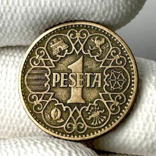 Moneda 1 Peseta 1944 Franco