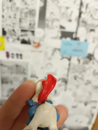 Puffo Aviatore Schleich Statuetta