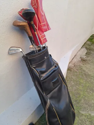 Bolsa de palos de golf vintage
