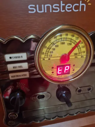 Equipo Música Suntech Retro Tocadiscos CD