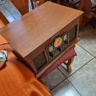Equipo Música Suntech Retro Tocadiscos CD