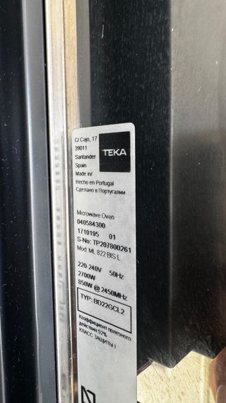 Microondas TEKA ML 822 BIS L