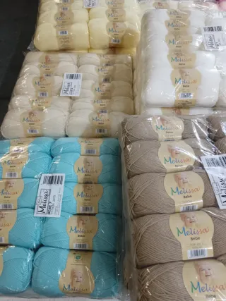 Ovillos Melissa Bebé Crochet Colores