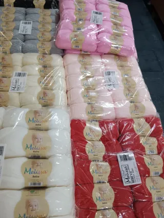 Ovillos Melissa Bebé Crochet Colores