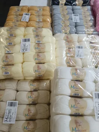 Ovillos Melissa Bebé Crochet Colores