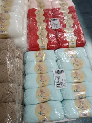 Ovillos Melissa Bebé Crochet Colores