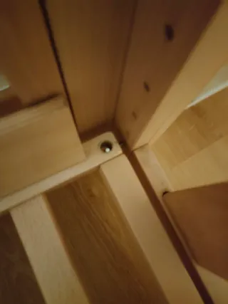 Cuna de bebé de madera