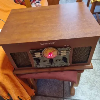 Equipo Música Suntech Retro Tocadiscos CD
