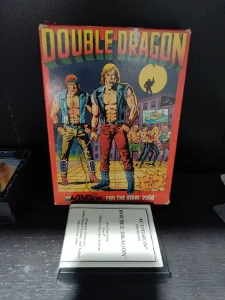 Double Dragon Atari 2600 con custodia