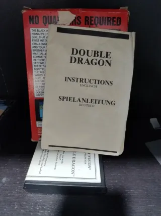 Double Dragon Atari 2600 con custodia