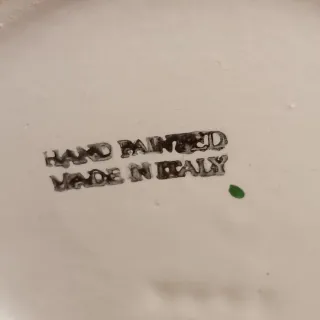 Brocca gallo vintage 1L dipinta a mano