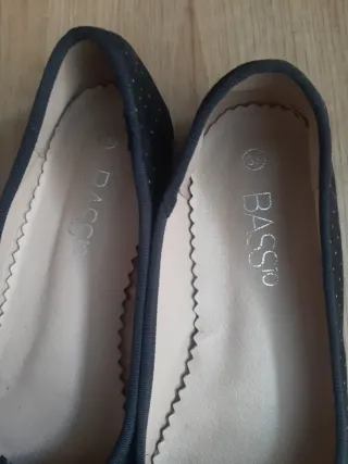 Manoletinas Bass10 negras T37