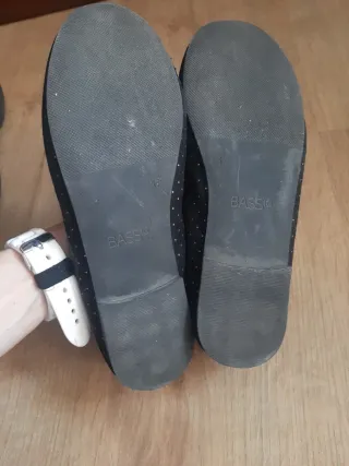 Manoletinas Bass10 negras T37