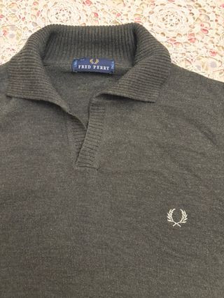 Jersey Fred Perry Gris Talla M