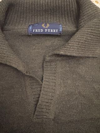 Jersey Fred Perry Gris Talla M
