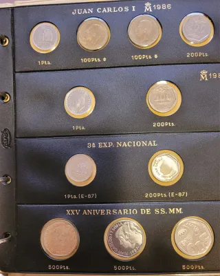 Monedas Juan Carlos I 1986