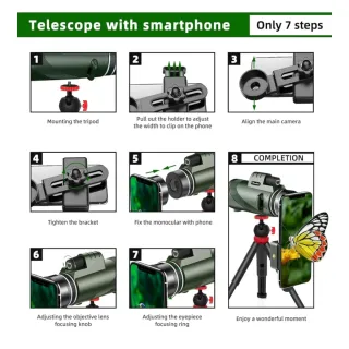 Monocular Pankoo HD para Adultos