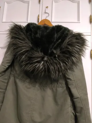 Abrigo (2 en 1) verde militar mujer