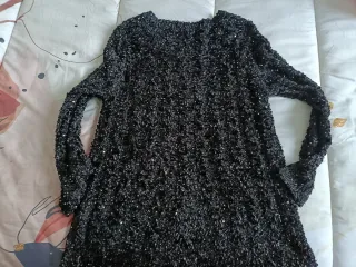 Jersey lentejuelas negro