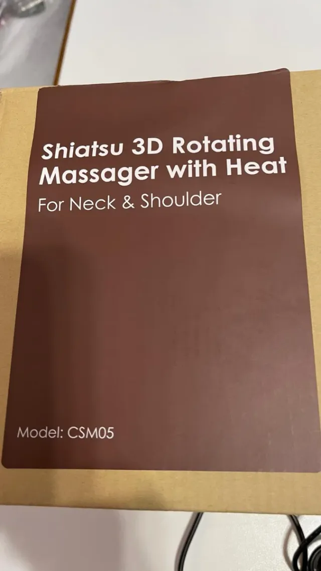 Massaggiatore Shiatsu 3D con Calore