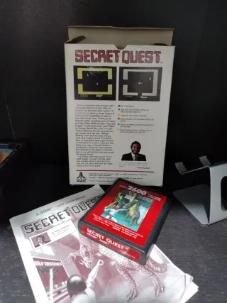 Secret Quest Atari 2600 con scatola e manuale