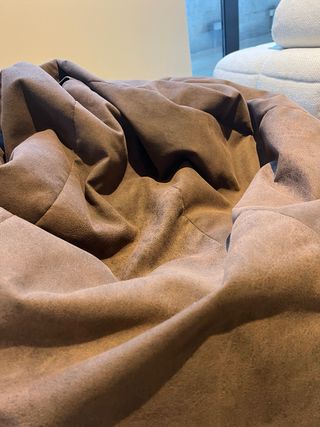 Pouf decorativo in tessuto