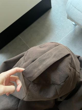 Pouf decorativo in tessuto